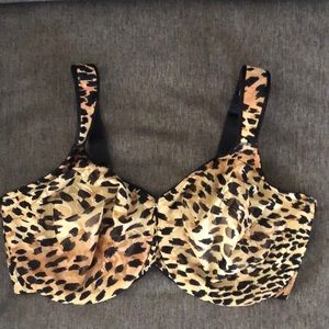 New Wacoal Animal Print 38DD 38E Underwire Bra